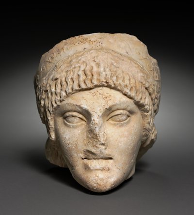 Kopf einer jungen Frau, 25-1 v. Chr. von Roman Imperial Period