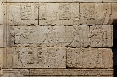 Relief aus dem Tempel von Dendur, ca. 10 v. Chr. von Roman Period Egyptian
