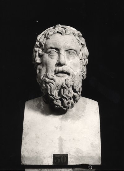 Büste von Aristophanes (ca. 445-ca. 385 v. Chr.) von Roman Roman