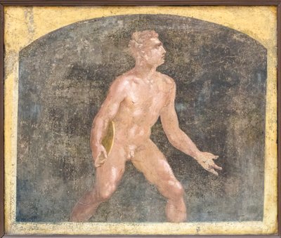 Diskobolos, aus der Villa Arianna in Stabiae von Roman Roman