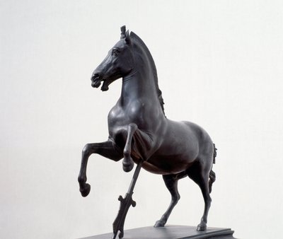 Galoppierendes Pferd (Bronzeskulptur nach einem griechischen Original aus dem 4. Jahrhundert v. Chr.) von Roman Roman