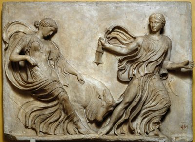 Flachrelief des Geländers des Tempels Nike Athena von Roman Roman