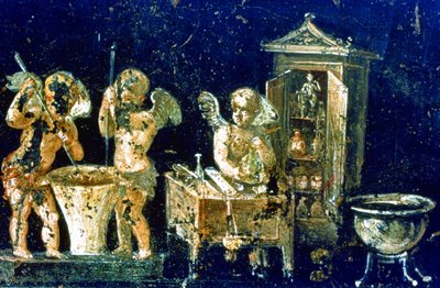 Wandmalerei aus dem Haus der Vetti von Roman Roman