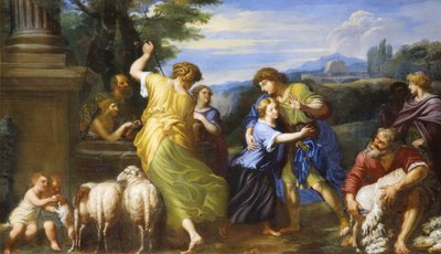 Jakob und Rahel am Brunnen von Roman School