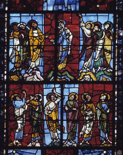Himmelfahrt (Buntglas) von Romanesque