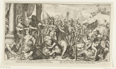 Allegorie auf die Gewinne in Brabant von Romeyn de Hooghe