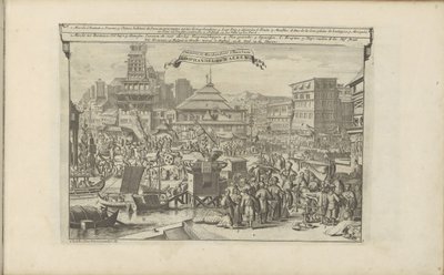 Markt und Handel in Bantam von Romeyn de Hooghe