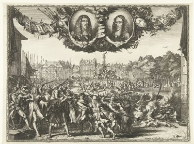 Mord an den Brüdern de Witt, 1672 von Romeyn de Hooghe