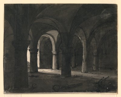 Bühnenbild, Krypta von Romolo Achille Liverani