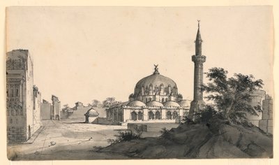 Bühnenbild, Moschee auf dem Platz von Romolo Achille Liverani
