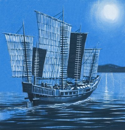 Chinesisches Schiff von Ron Embleton