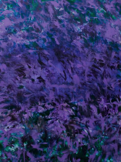 Lebendige violette Striche von Ron Halfant