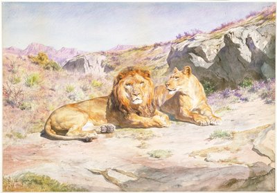 Königliche Familie zu Hause von Rosa Bonheur