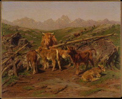 Absetzen der Kälber von Rosa Bonheur