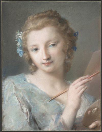Allegorie der Malerei von Rosalba Giovanna Carriera