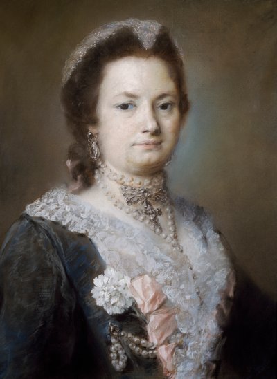Porträt einer Dame von Rosalba Giovanna Carriera