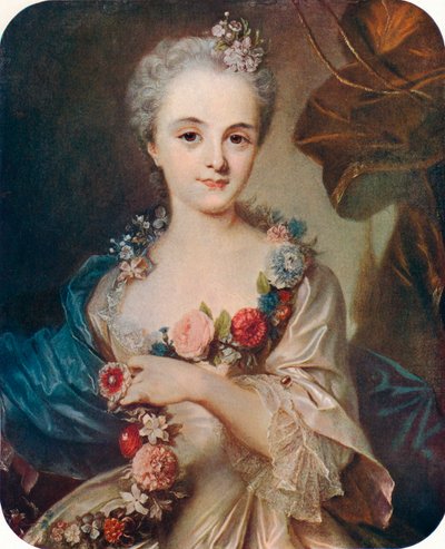Porträt einer Dame Marquise de Pompadour von Rosalba Zuanna Carriera