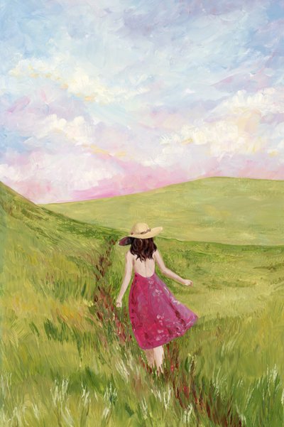 Träumender Wiesen Spaziergang von Rosana Laiz Blursbyai