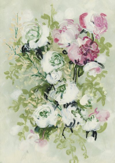 Rosa und weiße Blüten von Rosana Laiz Blursbyai