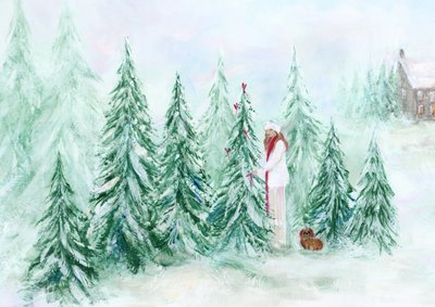 Winterwald Dekorieren von Rosana Laiz Blursbyai