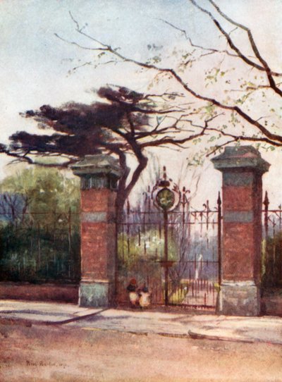 Eingang zum Garten der Apotheker von Rose Maynard Barton