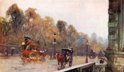 Grosvenor Place an einem regnerischen Tag von Rose Maynard Barton