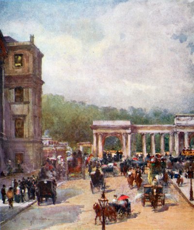 Die Kreuzung, Hyde Park Corner von Rose Maynard Barton