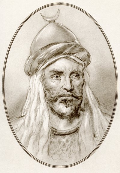 An-Nasir Salah ad-Din Yusuf ibn Ayyub, aus Living Biographies of Famous Rulers von Ross Gordon