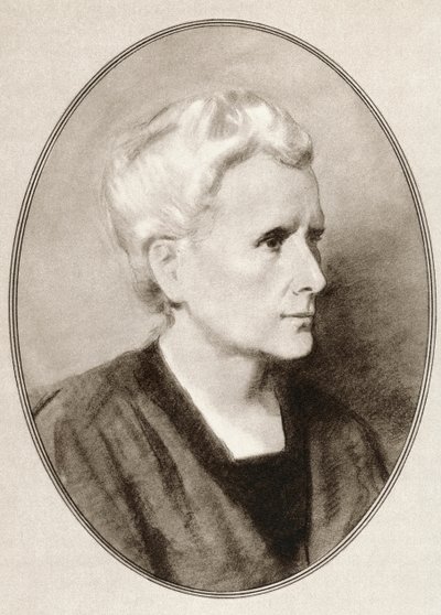Marie Sklodowska Curie, aus Living Biographies of Great Scientists von Ross Gordon