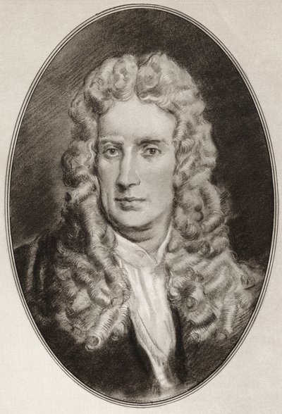 Sir Isaac Newton, aus Living Biographies of Famous Men von Ross Gordon