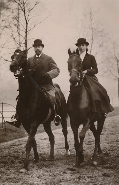 Seine Majestät König Georg V. und Prinzessin Mary, 1914 von Rotary Photo