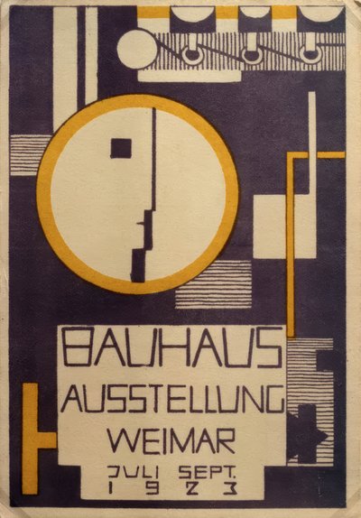Bauhaus Ausstellung Weimar Juli Sept. 1923 von Rudolf Baschant