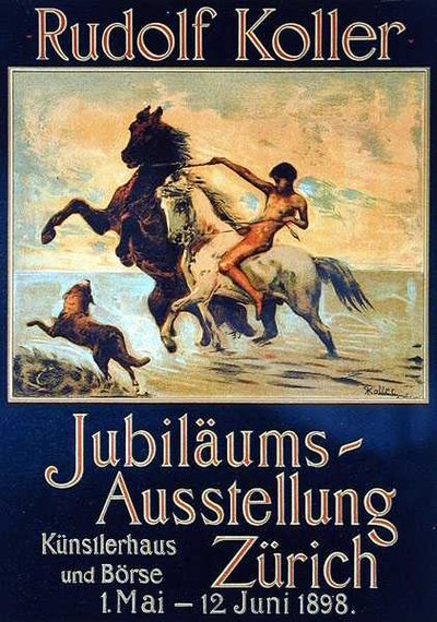 Reproduktion eines Plakats, das die 