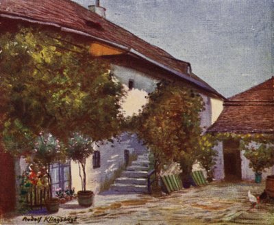Haus in Heiligenstadt, in dem Beethoven lebte von Rudolf Klingsbogl
