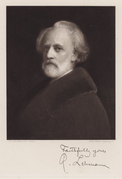 Rudolf Lehmann, Selbstporträt von Rudolf Lehmann