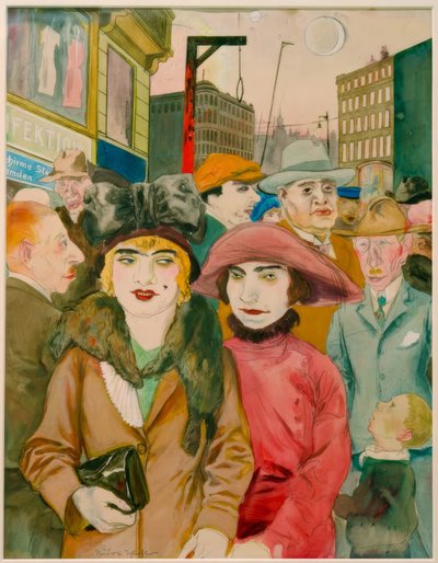 Hausvogteiplatz von Rudolf Schlichter