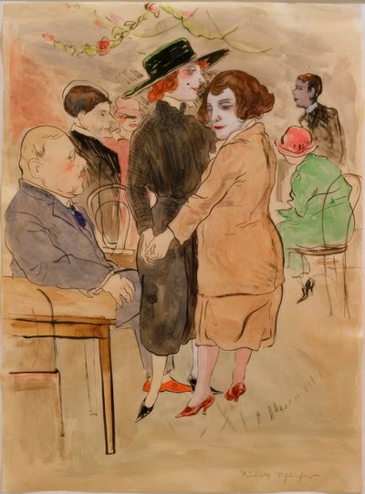 Tanzendes Paar von Rudolf Schlichter