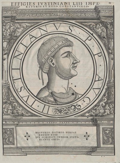 Kaiser des Byzantinischen Reiches Justinian I. von Rudolph Wyssenbach