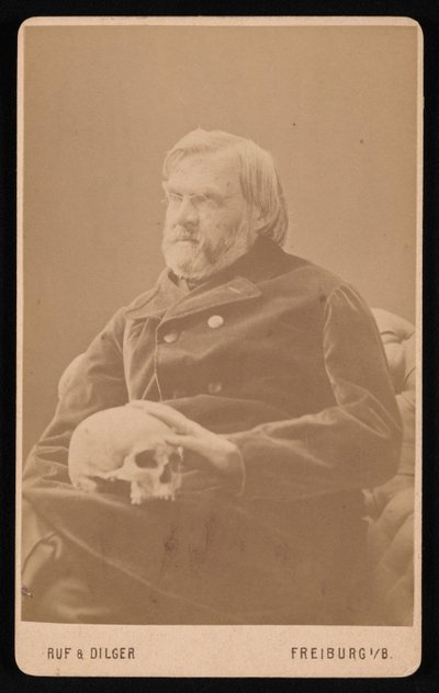 Porträt von Alexander Ecker 1816-1887, ca. 1870er Jahre von Ruf and Dilger