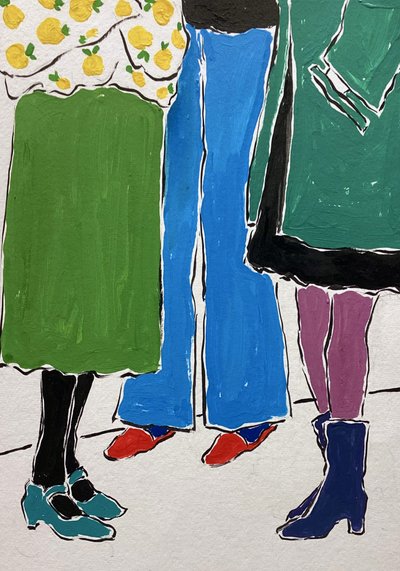 Bunte Modefreunde von Rushati Chowdhury