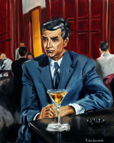 Cary Grant in Der unsichtbare Dritte von Ruslana Levandovska