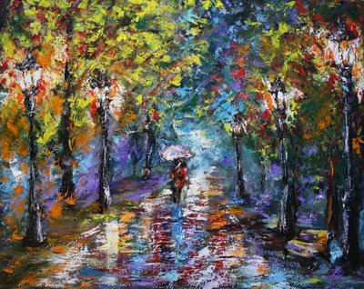 Abendspaziergang von Ruslana Levandovska