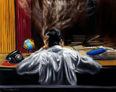 Späte Nacht, 2023 von Ruslana Levandovska
