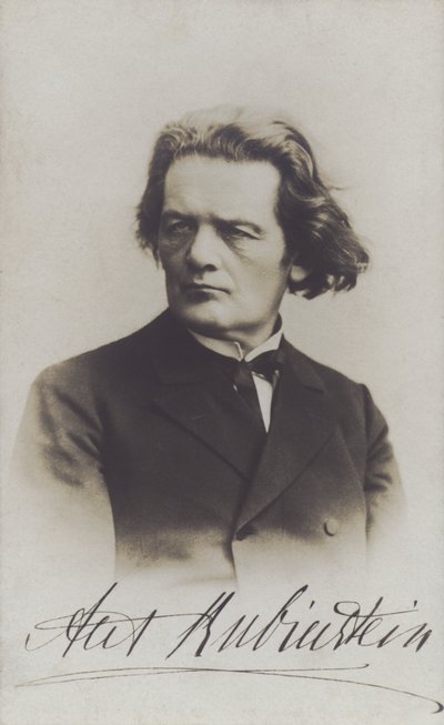 Anton Rubinstein, russischer Komponist, Dirigent und Pianist von Russian Photographer (after)