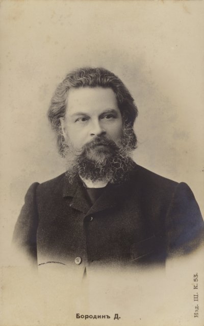 Alexander Porfirjewitsch Borodin, russischer Komponist (1833-1887) von Russian Photographer