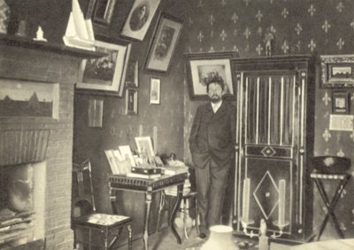 Anton Tschechow in seinem Arbeitszimmer in Jalta, Krim von Russian Photographer