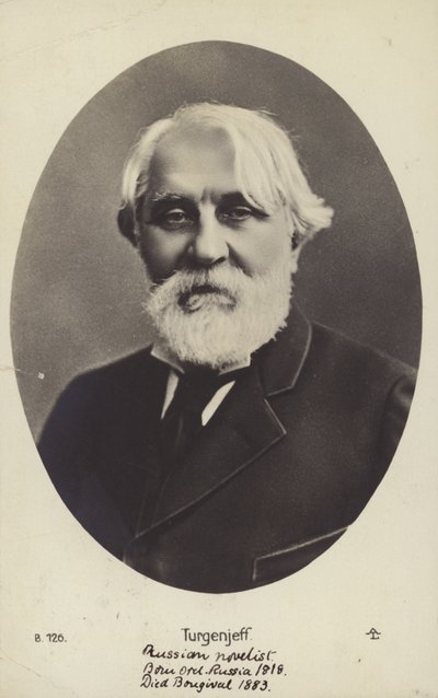 Iwan Turgenew (1818-1883), russischer Schriftsteller, Erzähler und Dramatiker von Russian Photographer