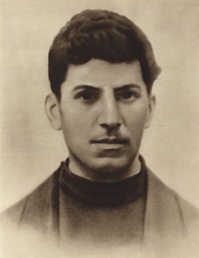 Joseph Stalin im Alter von 17 Jahren, während er das Seminar in Tiflis besuchte, Georgien, 1896 von Russian Photographer