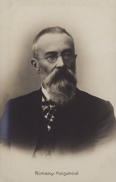 Nikolai Rimski-Korsakow, russischer Komponist von Russian Photographer