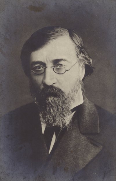 Nikolay Chernyshevsky (1828-1889), russischer Philosoph, Sozialist und revolutionärer Demokrat, Ende des 19. Jahrhunderts von Russian Photographer